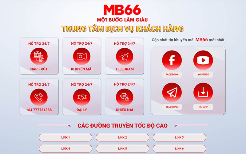 Hỗ trợ khách hàng và dịch vụ CSKH MB66